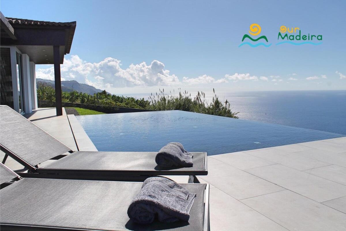 Ourmadeira - Cliffscape, Panoramic Seaviews Villa Estreito Da Calheta Bagian luar foto