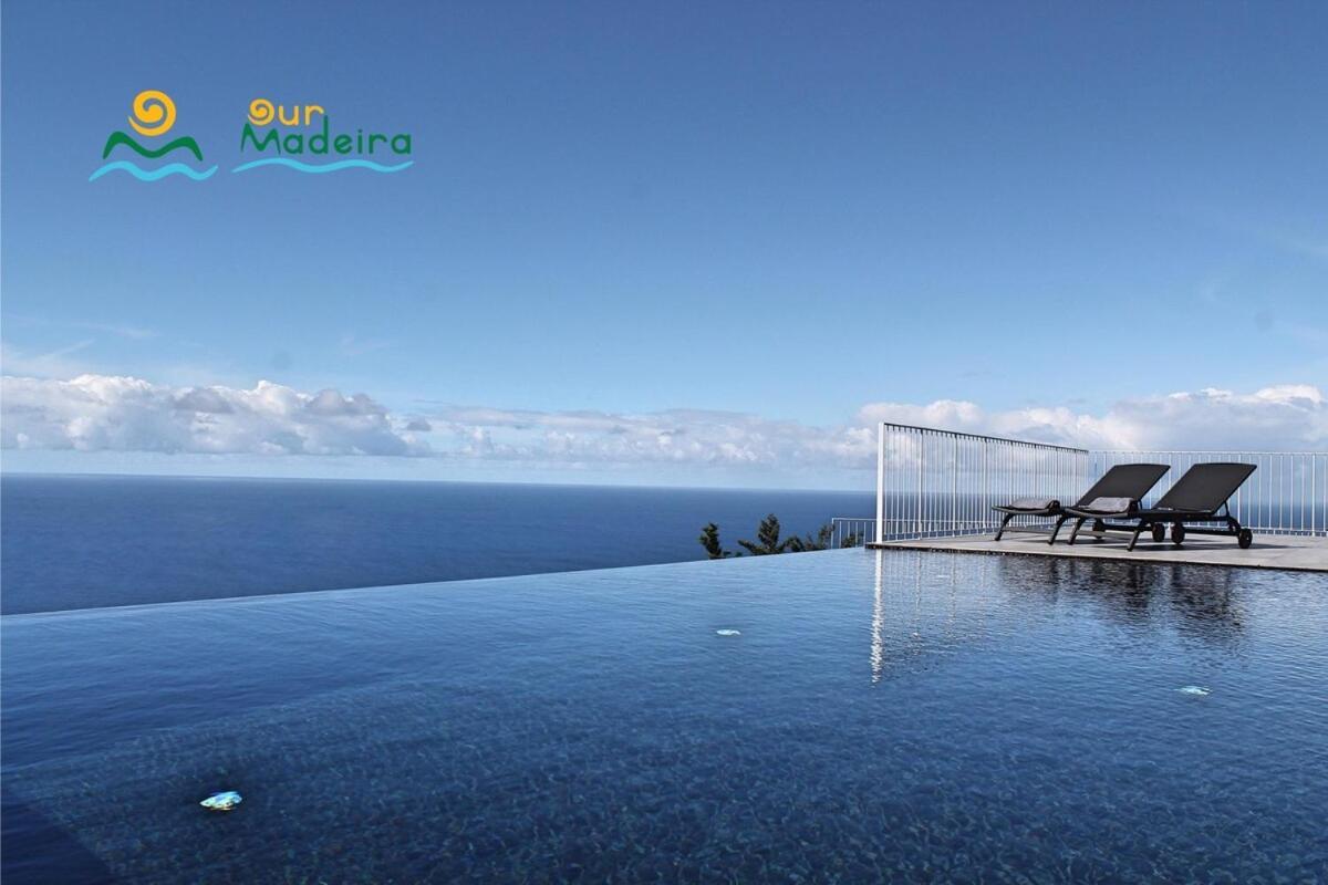Ourmadeira - Cliffscape, Panoramic Seaviews Villa Estreito Da Calheta Bagian luar foto